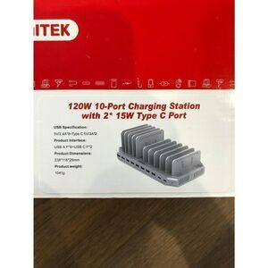 Unitek 10 Port Charging Station